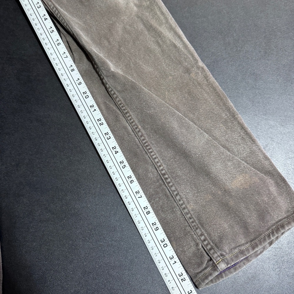 Robert Graham Slim Jim Jeans Mens 30 Gray Solid Slim Fit Denim Pants - Picture 5 of 7